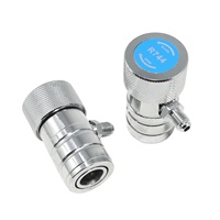 Adaptateur de coupleur rapide de réfrigérant de voiture R744 pour raccords de réfrigération pour Porsche Mercedes