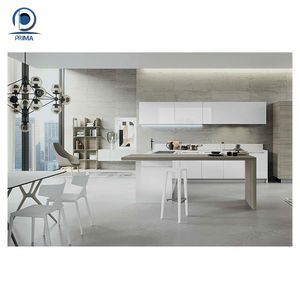 Prima Hiện Đại Lớn Phong Cách Hoàn Chỉnh Tủ Bếp Đặt Đảo Đồ Nội Thất Nhà Bếp Cho Biệt Thự Nhà Bếp Sẵn Sàng Để Lắp Ráp - Product Image 5