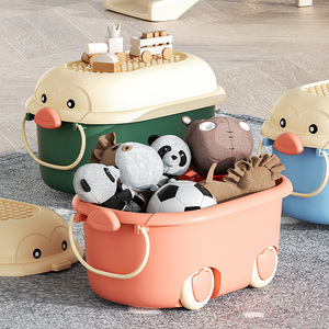 Dễ Thương Phim Hoạt Hình Động Vật <span class=keywords><strong>Container</strong></span> Hình Dạng Đồ Chơi Tổ Chức Đa Chức Năng Stackable Kids Toy Hộp Lưu Trữ - Product Image 3