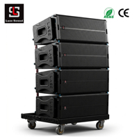Altavoz Line Array Profesional LA-5 de Doble Woofer de 10 Pulgadas, 600W RMS, Sonido de Escenario para Bodas y Fiestas, Directo de Fábrica Lasesound