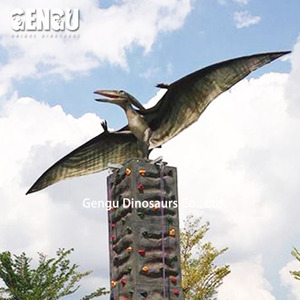 3d animatronic עף דינוזאור שליטה מרחוק עבור גן ילדים מקומות ציבוריים בנמלי תעופה קניונים מתכת - Product Image 2