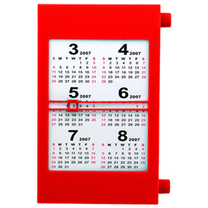 Rodillo de papel plegable <span class=keywords><strong>para</strong></span> mesa de oficina, logotipo de impresión OEM extraíble, enrollable, <span class=keywords><strong>calendario</strong></span>, plástico sólido rojo, <span class=keywords><strong>calendario</strong></span>, <span class=keywords><strong>2022</strong></span> - Product Image 1