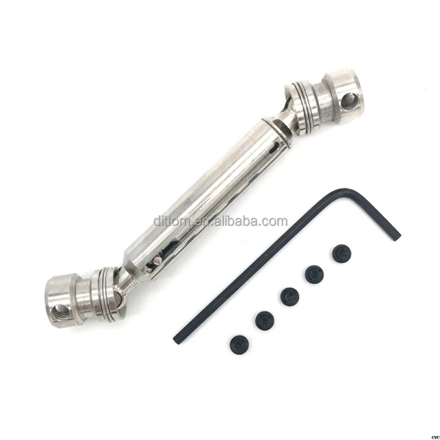 Wltoys Rc Car Spare Parts 12428 12427 12423 Upgraded Metal Rear Drive Shaft Universal Joint Transmission Shaft
