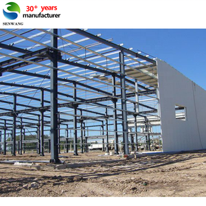 Kits de structure métallique préfabriquée pour hangar industriel, maisonnette, bâtiment métallique 40x30 avec <span class=keywords><strong>poutre</strong></span> en acier solide en forme de H soudée - Product Image 6