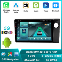 Radio Estéreo para Auto con Android Auto, Carplay, DSP, Mirror Link, Reproductor Multimedia, Navegación GPS para Honda BRV 2015-2019