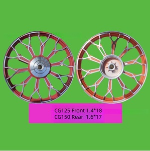 Pièces de <span class=keywords><strong>moto</strong></span> CG125/CG150 Jantes <span class=keywords><strong>en</strong></span> alliage d'aluminium de 17 <span class=keywords><strong>pouces</strong></span> et <span class=keywords><strong>18</strong></span> <span class=keywords><strong>pouces</strong></span> Pneus et accessoires de qualité supérieure - Product Image 5