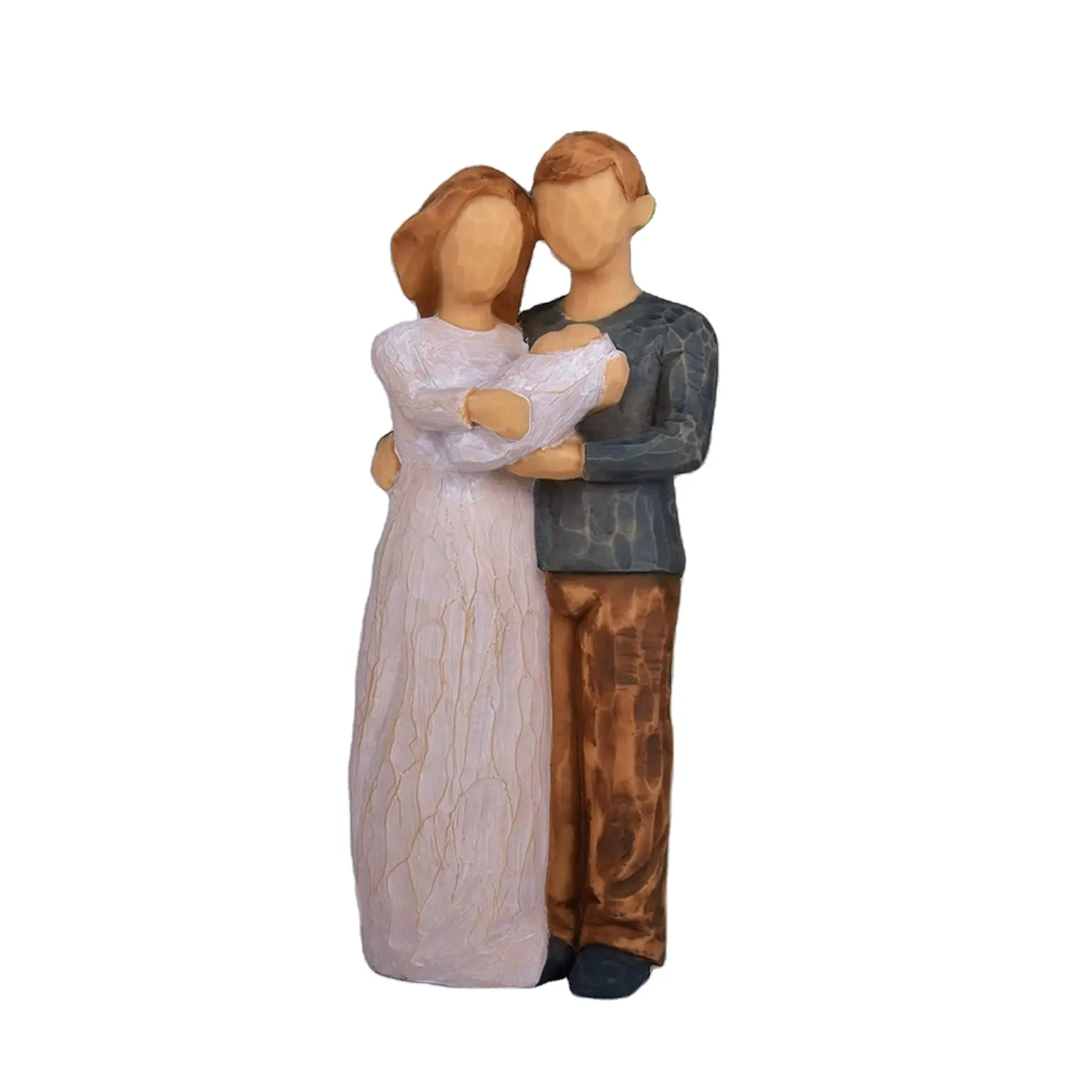 रोमांटिकफैमिली एक साथ चित्र मीठा प्यार एक साथ युगल और बच्चे संग्रहणीय मूर्तियां परिवार की मूर्ति और मूर्तिकला से प्यार करती हैं