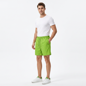 Pantalones Cortos Deportivos Casuales de Algodón Ecológico Sólido de Alta Calidad para Hombre, Transpirables, con Malla de Baloncesto y Cintura Elástica, Sublimados - Product Image 1