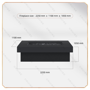 Crociera pozzo del fuoco all'aperto indipendente da 1050mm per la resistenza alle alte Temperature della Villa per la cottura all'aperto - Product Image 5