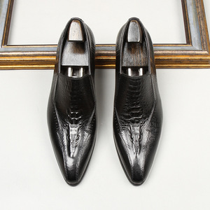 Zapatos Casuales de Cuero Genuino para Hombre, Diseño Moderno 2026, Punta Cerrada, Impermeables, para Oficina y Trabajo - Product Image 4