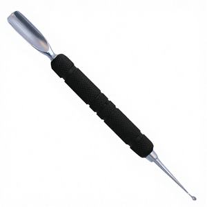 Fettle Med Empujador y Pulidor de Cutículas Redondo de Doble Cabeza de Acero Inoxidable Duradero Reutilizable para Manicura y Taladro de Uñas PK - Product Image 4