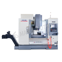 Machine de fraisage CNC à 4 axes horizontale VMC850 VMC850L avec commande GSK, robuste, avec broche BT40 ATC, table rotative à broche unique