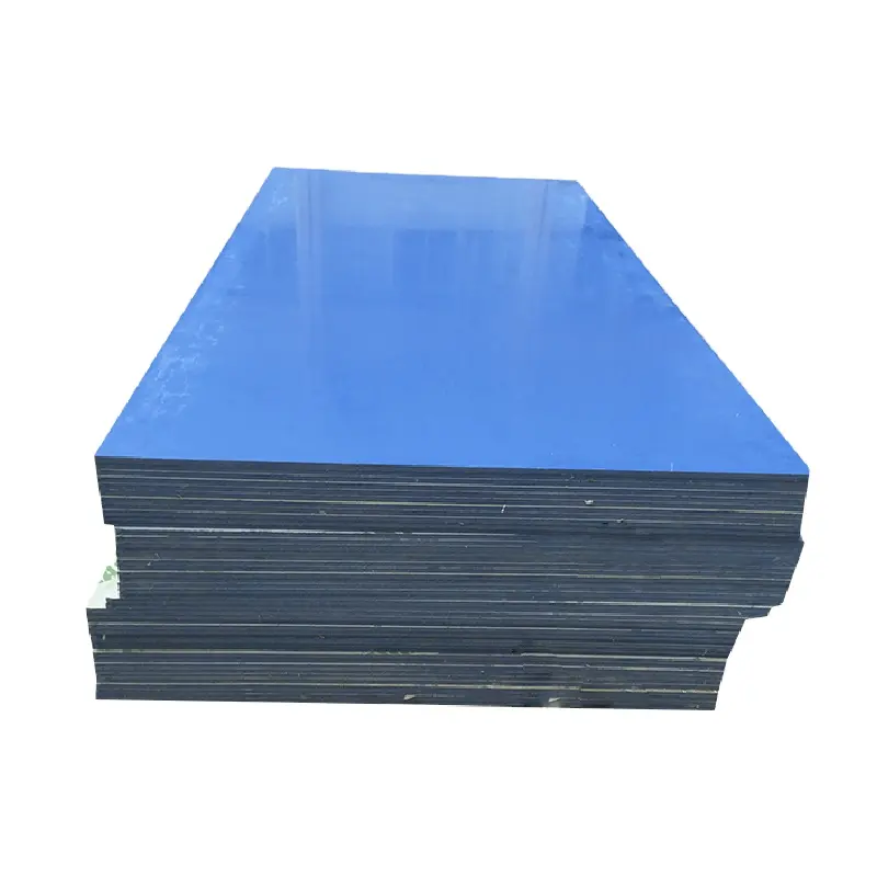 Placa de plástico rígida azul do pvc da placa usada para o equipamento da máquina