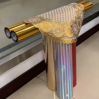 Feuille d'estampage à chaud de couleur or et argent Royal Glory pour nappe en PVC