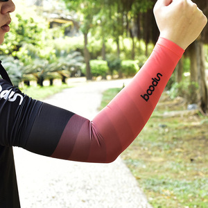 Manchons de cyclisme Bodun à rayures noires, protection anti-UV, unisexe, taille adulte, pour activités de plein air - Product Image 2