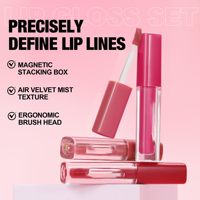 Kit de Rouge à Lèvres, Gloss et Crayon à Lèvres en Gros, Marque Privée, Ensemble de Lèvres Mat Imperméable Longue Durée, Cosmétiques pour les Lèvres