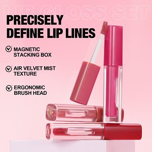 Kit de Rouge à Lèvres, Gloss et Crayon à Lèvres en Gros, Marque Privée, Ensemble de Lèvres Mat Imperméable Longue Durée, Cosmétiques pour les Lèvres - Product Image 2