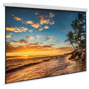 Pantalla Motorizada Portátil de 100 Pulgadas 16:9 con Rechazo de Luz Ambiental (ALR) de Largo Alcance, 4K, Eléctrica, de Tela de PVC con Material de Cuentas de Vidrio - Product Image 4