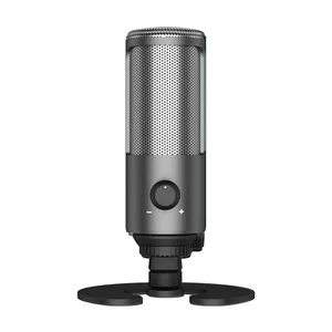 Microphone à condensateur professionnel, Kit d'équipement d'enregistrement de Podcast, Microphone de jeu USB