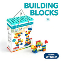 Blocs de construction EPT Toddler First Builders avec base, grands blocs de construction pour les enfants de 3 ans et plus, jouets sensoriels à empiler, ensemble de construction STEM