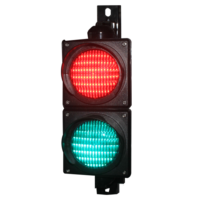 Feux de signalisation LED bicolores rouge-vert 12 volts pour barrière de circulation, 100 mm/200 mm/300 mm, pour système Stop-and-Go de chargement et déchargement en quai