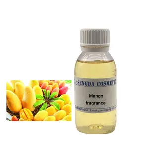 Aceite líquido de fragancia de concentración, sabor a Mango para pintalabios, champú y jabón