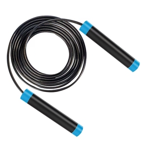 <span class=keywords><strong>Corde</strong></span> à sauter lestée en fil d'acier, vente directe usine, portable, double usage (avec ou sans cordon), pour fitness et brûle-graisse - Product Image 3