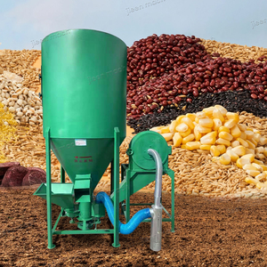 Fábrica de piensos Amoladora de piensos para ganado Máquina mezcladora Trituradora y mezcladora de piensos para aves de corral a la venta - Product Image 1