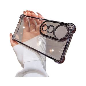 Funda Deportiva para Teléfono Móvil Vivos19Pro, TPU, Electrochapada, Transparente, con Protección Anticaídas en las Cuatro Esquinas, con Lente X100 - Product Image 1