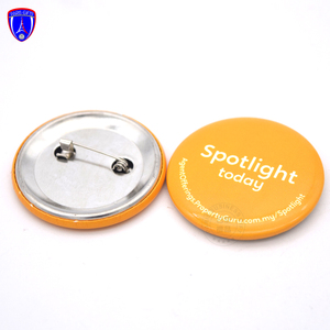 25Mm 32Mm 38Mm Vòng Vuông Matte Nút Huy Hiệu Hình Dạng Cổ Áo Anime Tinplate Nút Phù Hiệu Với <span class=keywords><strong>Pin</strong></span> An Toàn Trở Lại - Product Image 4