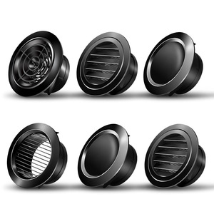 Grille de ventilation de plafond ronde moderne en ABS, sortie d'air, entrée d'air, grille tourbillon, accessoire pour système d'air frais - Product Image 1