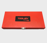 Juego de Puntas de Impacto Hexagonales, Torx y Estriadas, con Adaptador de 1/2 y 3/8 Pulgadas, para Reparación de Automóviles, con Estuche
