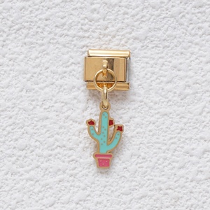 Colgantes de Acero Inoxidable a Granel, Bañados en Oro de 18k, con Esmalte de Color y Diseño de Fruta, Tipo Italian Charm para Pulsera - Product Image 5