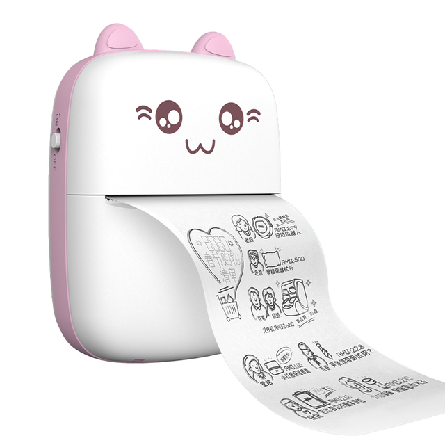 Handheld Sticker Label Instant Printer Mini Portable Pocket Thermal Printer New Product Pocket Sticker Thermal Mobile Printer C9