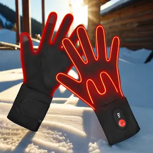 Saviour Lycra Verwarmde Ski-Handschoenen Liner Zelfverwarmende Winddichte Wintersportmode Snowboarden Touchscreen Compatibiliteit Indoor