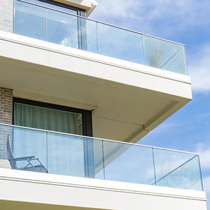 Diseño de <span class=keywords><strong>barandilla</strong></span> de cristal de acero inoxidable de escalera de balcón barato moderno - Product Image 1