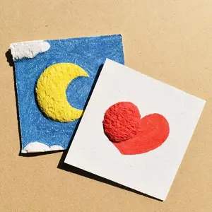 Offre Spéciale 3D pâte de bois coton Texture <span class=keywords><strong>peinture</strong></span> éponge matériau écologique bricolage artisanat Art <span class=keywords><strong>peinture</strong></span> - Product Image 2