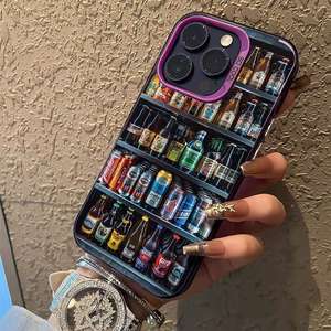 เคสแข็งหน้าร้อนสุดสร้างสรรค์สำหรับ <span class=keywords><strong>iPhone</strong></span> 17Promax/16/14 Plus/ 12/<span class=keywords><strong>11</strong></span>ดีไซน์3D สไตล์อินกันกระแทกและที่จับโทรศัพท์ - Product Image 3