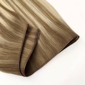 Venta al por mayor de fábrica: Extensiones de cabello virgen ruso 100% Remy, cabello humano europeo para Genius Weft - Product Image 3
