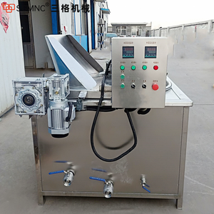 業務用電気フライヤー、自動バスケット転倒機能付き、大容量、ハンバーガー、フライドチキン、チョップ、串焼きに最適 - Product Image 1