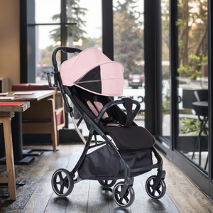 Cochecito de Bebé SHUANGXING SX-S5506C Dos en Uno, Portátil, Ligero, Plegable, Puede Usarse al Aire Libre y en Cafeterías, Color Rosa, de 0 a 3 Años - Product Image 5