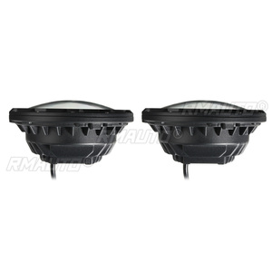 2 Faros Delanteros LED Redondos de 7 Pulgadas con Ojo de Ángel para Jeep/Wrangler Lada Niva 4x4 - Product Image 4