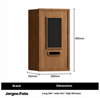 Máquina DE CABINA DE FOTOS montada en la pared de 8 pulgadas de Estilo Vintage Compatible con cámaras SLR Características Función de impresión de pegatina de recibo