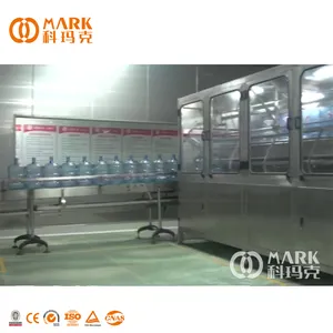 5 Gallon Barrel Bucket Water Washing Filling Capping Machine With Water Purification System
