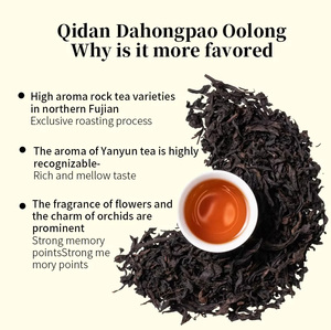 Té Oolong <span class=keywords><strong>Qi</strong></span> Dan Da Hong <span class=keywords><strong>Pao</strong></span>, 300g/bolsa, Té Oolong Qidan Dahongpao de Fujian, Té de Burbujas con Leche Fresca - Product Image 2