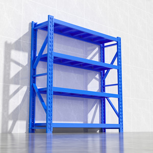 Heavy Duty Garage Storage Rack 4 Tier Industrial Steel Shelving Unit For Warehouse <b>Workshop</b> Storage - Product Image 1
