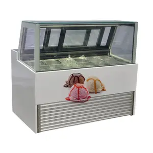 מקצועי גלידה תצוגת מקפיא מקרר עוגה Showcase קרח קרם ראווה עם באיכות גבוהה