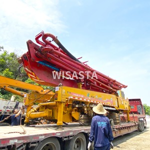 Equipo de bombeo de hormigón sin camión para camión montado móvil 46M 56 metros Boom Schwing Technology Pump - Product Image 5