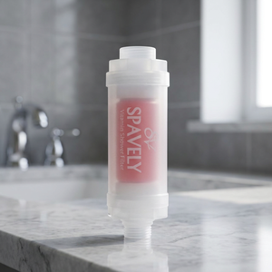 Filtre de douche vitaminé SPAVELY, 6 pièces, 1 ensemble, soin des cheveux, peau sèche, élimination de la rouille, soin de la peau, aromathérapie, OEM, ODM - Product Image 1