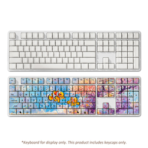 Keycaps 3D vierges pour sublimation, profil XDA, en <span class=keywords><strong>PBT</strong></span>, pour claviers mécaniques avec interrupteurs Cherry MX uniquement, blancs, personnalisables - Product Image 3
